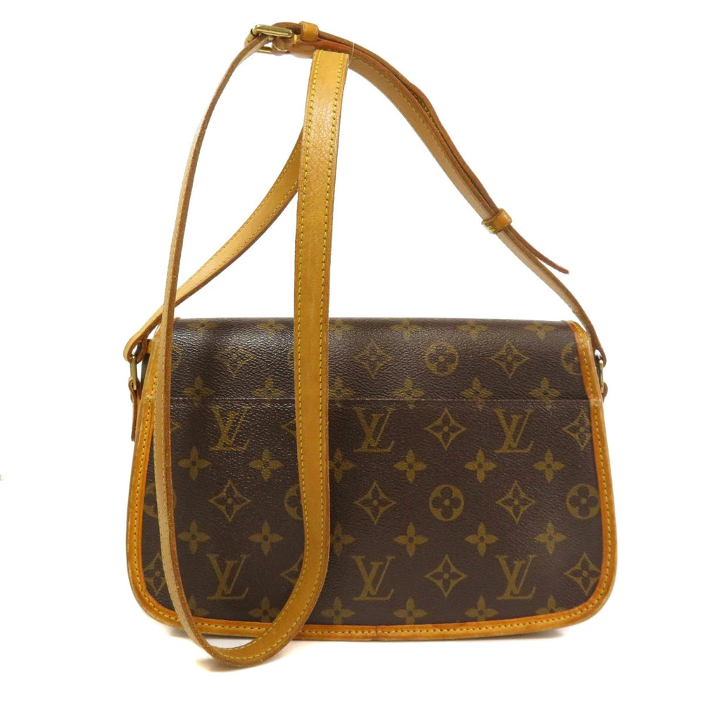 Louis Vuitton Shoulder Sologne Bag Canvas Monogram Brown